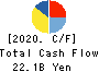 CHUDENKO CORPORATION Cash Flow Statement 2020年3月期