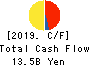 NISSAN TOKYO SALES HOLDINGS CO., LTD. Cash Flow Statement 2019年3月期