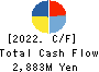 istyle Inc. Cash Flow Statement 2022年Jun期 istyle Inc. Cash Flow Statement 2022年6月期