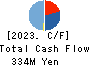 BTM,Inc. Cash Flow Statement 2023年3月期