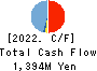 VIS co.ltd. Cash Flow Statement 2022年Mar期 VIS co.ltd. Cash Flow Statement 2022年3月期