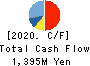Yoshitake Inc. Cash Flow Statement 2020年3月期