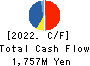 ICHIKURA CO.,LTD. Cash Flow Statement 2022年3月期