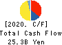 TSUMURA & CO. Cash Flow Statement 2020年Mar期 TSUMURA & CO. Cash Flow Statement 2020年3月期
