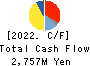 SEIKOH GIKEN Co.,Ltd. Cash Flow Statement 2022年3月期