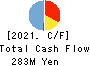 AI CROSS Inc. Cash Flow Statement 2021年12月期