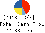 AKEBONO BRAKE INDUSTRY CO.,LTD. Cash Flow Statement 2018年Mar期 AKEBONO BRAKE INDUSTRY CO.,LTD. Cash Flow Statement 2018年3月期