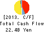 EXEDY Corporation Cash Flow Statement 2013年Mar期 EXEDY Corporation Cash Flow Statement 2013年3月期