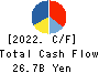 NIHON CHOUZAI Co.,Ltd. Cash Flow Statement 2022年3月期