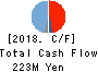 Toyokumo,Inc. Cash Flow Statement 2018年12月期