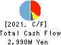 VECTOR INC. Cash Flow Statement 2021年Feb期 VECTOR INC. Cash Flow Statement 2021年2月期