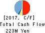 WITZ Corporation Cash Flow Statement 2017年Aug期 WITZ Corporation Cash Flow Statement 2017年8月期