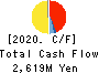 ASKA CORPORATION Cash Flow Statement 2020年Nov期 ASKA CORPORATION Cash Flow Statement 2020年11月期