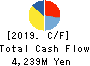 Nippon Seisen Co.,Ltd. Cash Flow Statement 2019年3月期