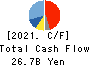 Relo Group, Inc. Cash Flow Statement 2021年Mar期 Relo Group, Inc. Cash Flow Statement 2021年3月期