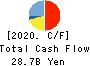 HEIWA REAL ESTATE CO.,LTD. Cash Flow Statement 2020年Mar期 HEIWA REAL ESTATE CO.,LTD. Cash Flow Statement 2020年3月期