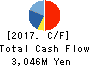 NANYO CORPORATION Cash Flow Statement 2017年Mar期 NANYO CORPORATION Cash Flow Statement 2017年3月期