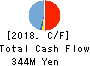 ULURU.CO.,LTD. Cash Flow Statement 2018年Mar期 ULURU.CO.,LTD. Cash Flow Statement 2018年3月期