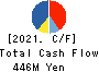 internet infinity INC. Cash Flow Statement 2021年Mar期 internet infinity INC. Cash Flow Statement 2021年3月期