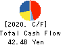 Nojima Corporation Cash Flow Statement 2020年Mar期 Nojima Corporation Cash Flow Statement 2020年3月期