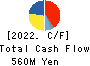 EXTREME CO.,LTD. Cash Flow Statement 2022年Mar期 EXTREME CO.,LTD. Cash Flow Statement 2022年3月期