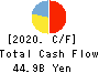 NIPPO CORPORATION Cash Flow Statement 2020年Mar期 NIPPO CORPORATION Cash Flow Statement 2020年3月期