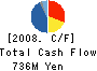 HIGASHIYAMA FILM CO., LTD. Cash Flow Statement 2008年12月期