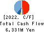 Asahi Diamond Industrial Co., Ltd. Cash Flow Statement 2022年3月期