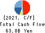 Fujikura Ltd. Cash Flow Statement 2021年3月期