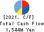 KODAMA CHEMICAL INDUSTRY CO.,LTD. Cash Flow Statement 2021年Mar期 KODAMA CHEMICAL INDUSTRY CO.,LTD. Cash Flow Statement 2021年3月期