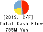 Nippon Ichi Software, Inc. Cash Flow Statement 2019年3月期