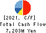 Systena Corporation Cash Flow Statement 2021年Mar期 Systena Corporation Cash Flow Statement 2021年3月期