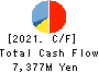 The Furukawa Battery Co.,Ltd. Cash Flow Statement 2021年Mar期 The Furukawa Battery Co.,Ltd. Cash Flow Statement 2021年3月期