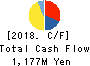 KANEYO Co.,Ltd. Cash Flow Statement 2018年3月期