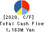 SUZUYO SHINWART CORPORATION Cash Flow Statement 2020年3月期