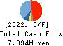 HOCHIKI CORPORATION Cash Flow Statement 2022年3月期