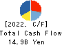 NITTO KOGYO CORPORATION Cash Flow Statement 2022年Mar期 NITTO KOGYO CORPORATION Cash Flow Statement 2022年3月期