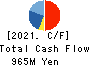 Nippon Crucible Co.,Ltd. Cash Flow Statement 2021年3月期