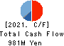 ESTIC CORPORATION Cash Flow Statement 2021年Mar期 ESTIC CORPORATION Cash Flow Statement 2021年3月期