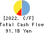 MITSUI E&S Co., Ltd. Cash Flow Statement 2022年Mar期 MITSUI E&S Co., Ltd. Cash Flow Statement 2022年3月期