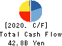 Kawasaki Kisen Kaisha, Ltd. Cash Flow Statement 2020年3月期