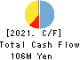 Ubiquitous AI Corporation Cash Flow Statement 2021年Mar期 Ubiquitous AI Corporation Cash Flow Statement 2021年3月期