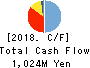 Voltage Incorporation Cash Flow Statement 2018年Jun期 Voltage Incorporation Cash Flow Statement 2018年6月期