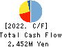 KAWADEN CORPORATION Cash Flow Statement 2022年3月期