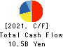 HOKUTO CORPORATION Cash Flow Statement 2021年Mar期 HOKUTO CORPORATION Cash Flow Statement 2021年3月期