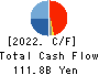 Sekisui Chemical Co.,Ltd. Cash Flow Statement 2022年3月期