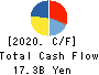 YOROZU CORPORATION Cash Flow Statement 2020年3月期