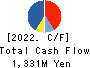CHEMIPRO KASEI KAISHA, LTD. Cash Flow Statement 2022年3月期