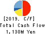 SUGAI CHEMICAL INDUSTRY CO.,LTD. Cash Flow Statement 2019年3月期