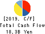 TOKYO SEIMITSU CO.,LTD. Cash Flow Statement 2019年3月期